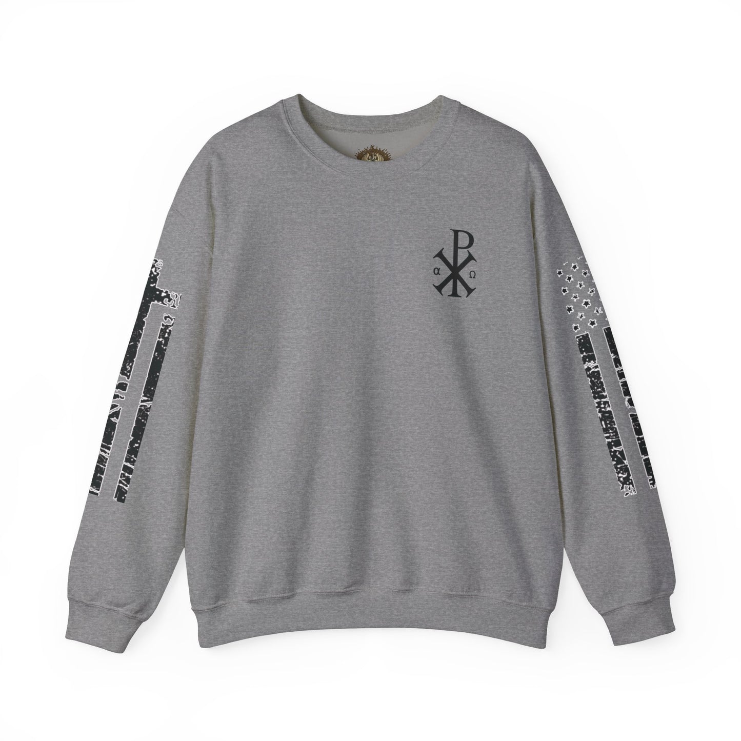 Faith & Freedom  Heavy Blend Crewneck Sweatshirt
