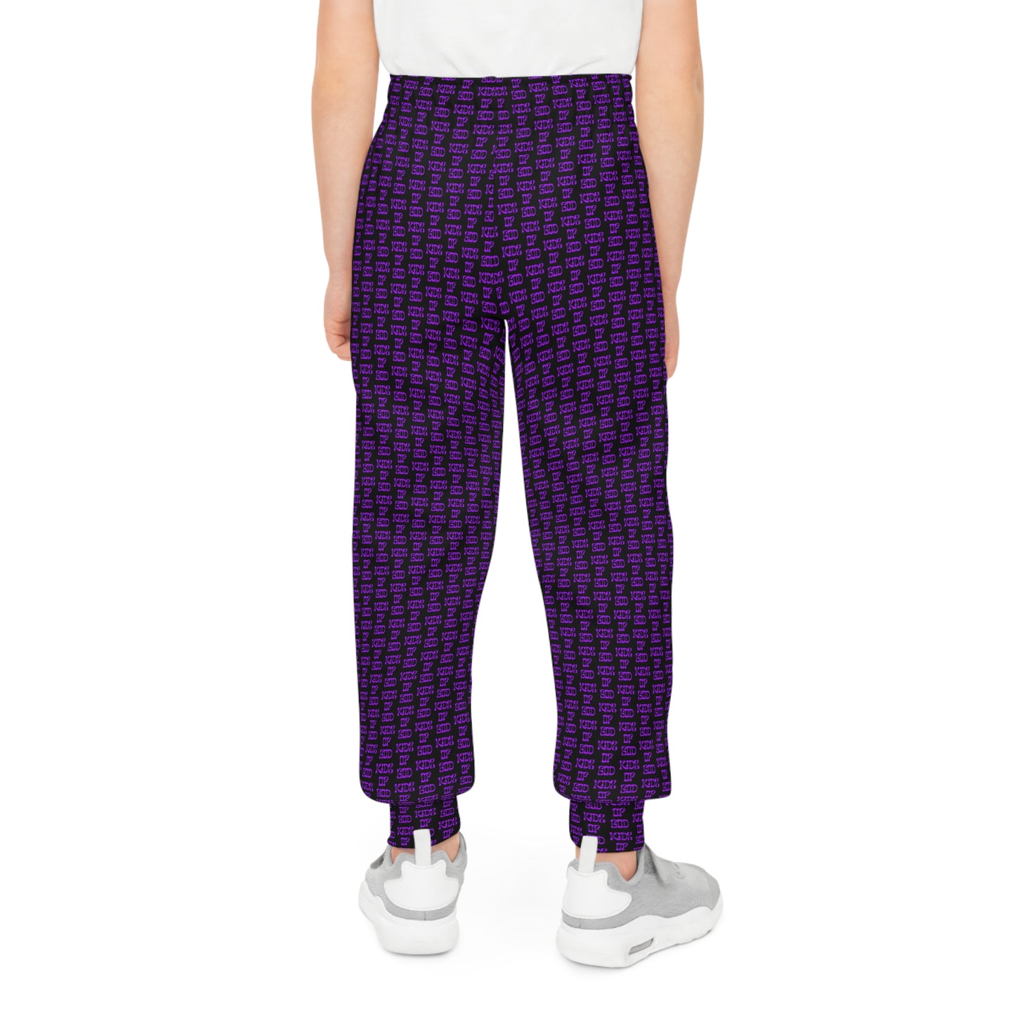 Trendy Youth Joggers in Purple - Stylish & Comfortable Activewear for Kids