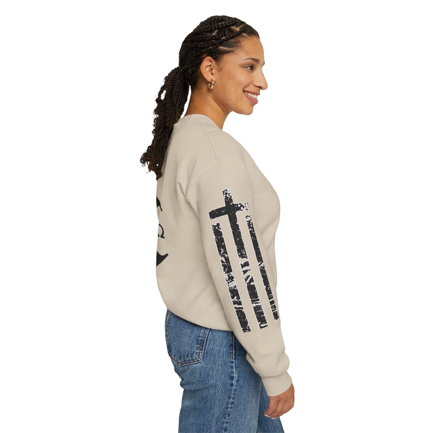 Faith & Freedom  Heavy Blend Crewneck Sweatshirt