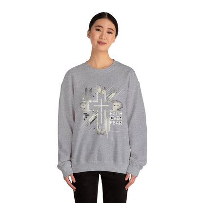 Jesus Graphic Crewneck Sweatshirt for Faith Enthusiasts