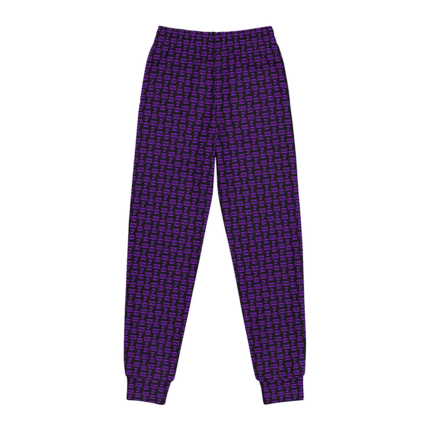 Trendy Youth Joggers in Purple - Stylish & Comfortable Activewear for Kids