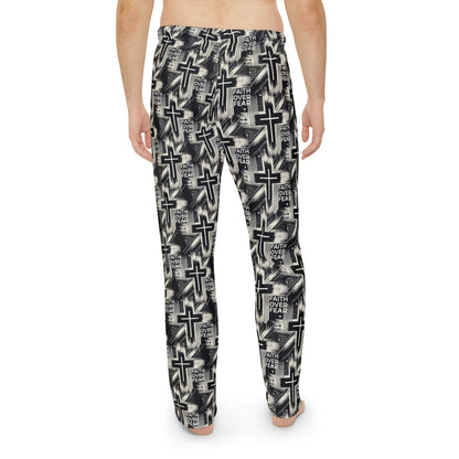Faith Over Fear Men's Pajama Pants - 100% American Made