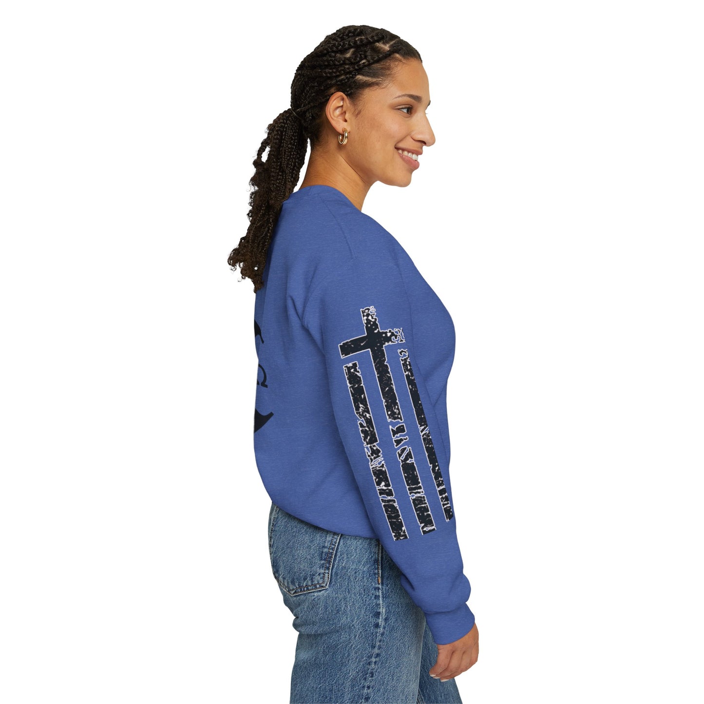 Faith & Freedom  Heavy Blend Crewneck Sweatshirt