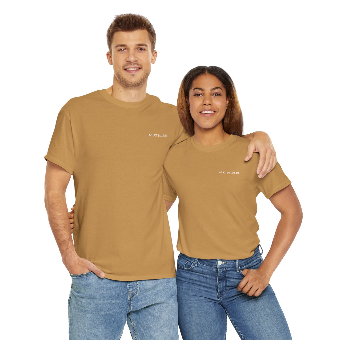 Unisex Heavy Cotton Tee - 'Do Not Be Afraid'
