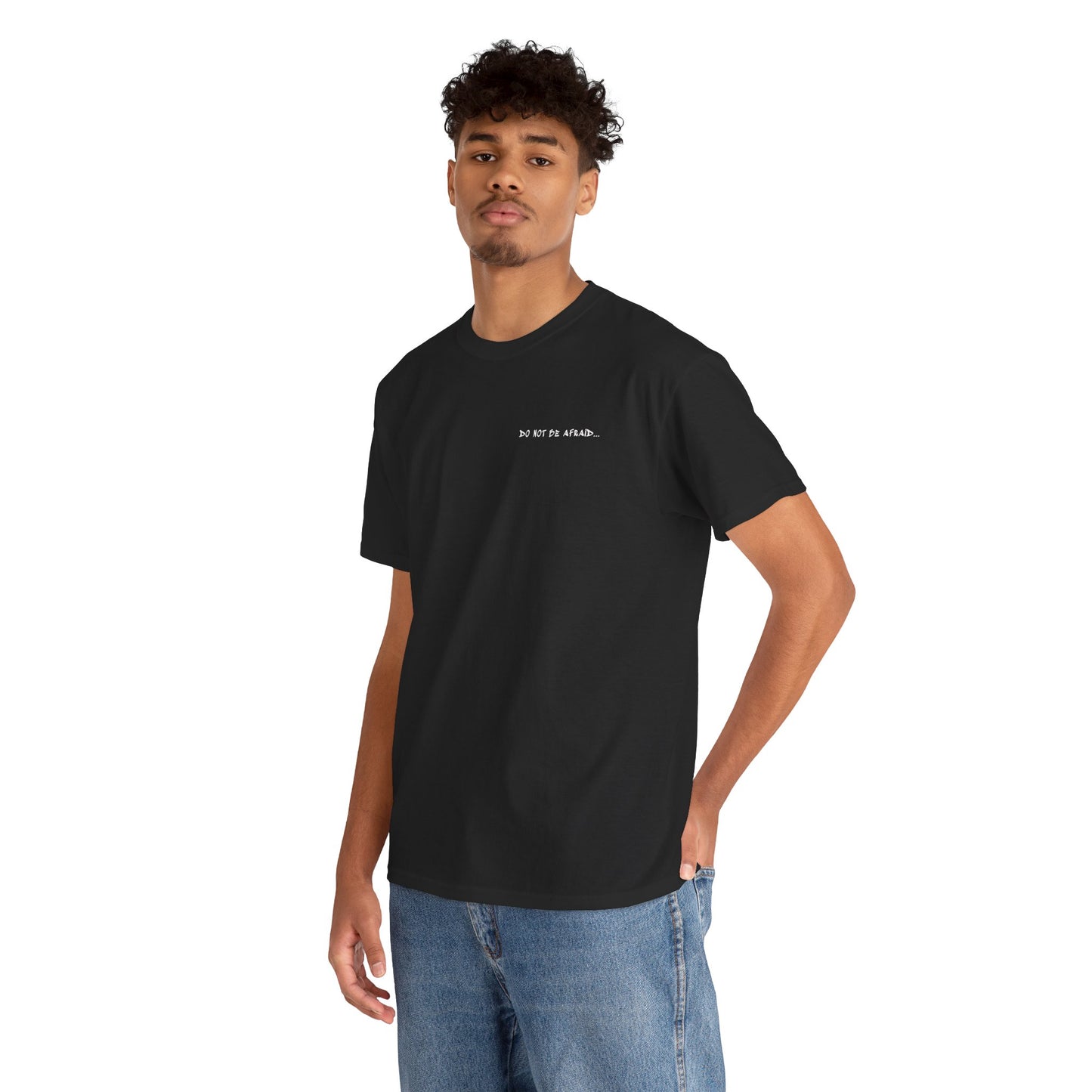 Unisex Heavy Cotton Tee - 'Do Not Be Afraid'