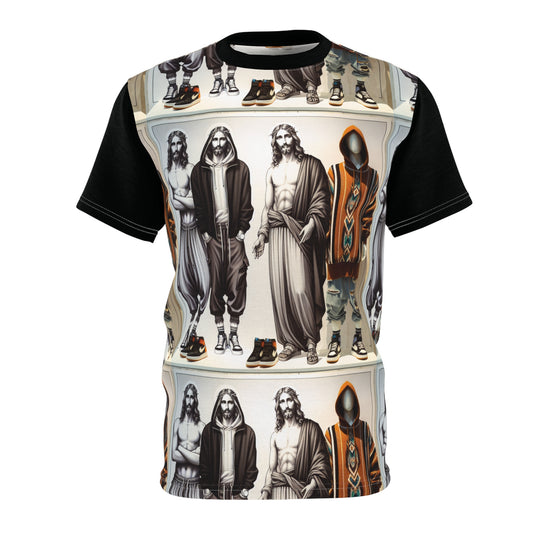 Street Jesus Unisex Cut & Sew Tee - Unique Graphic Design for Trendsetters