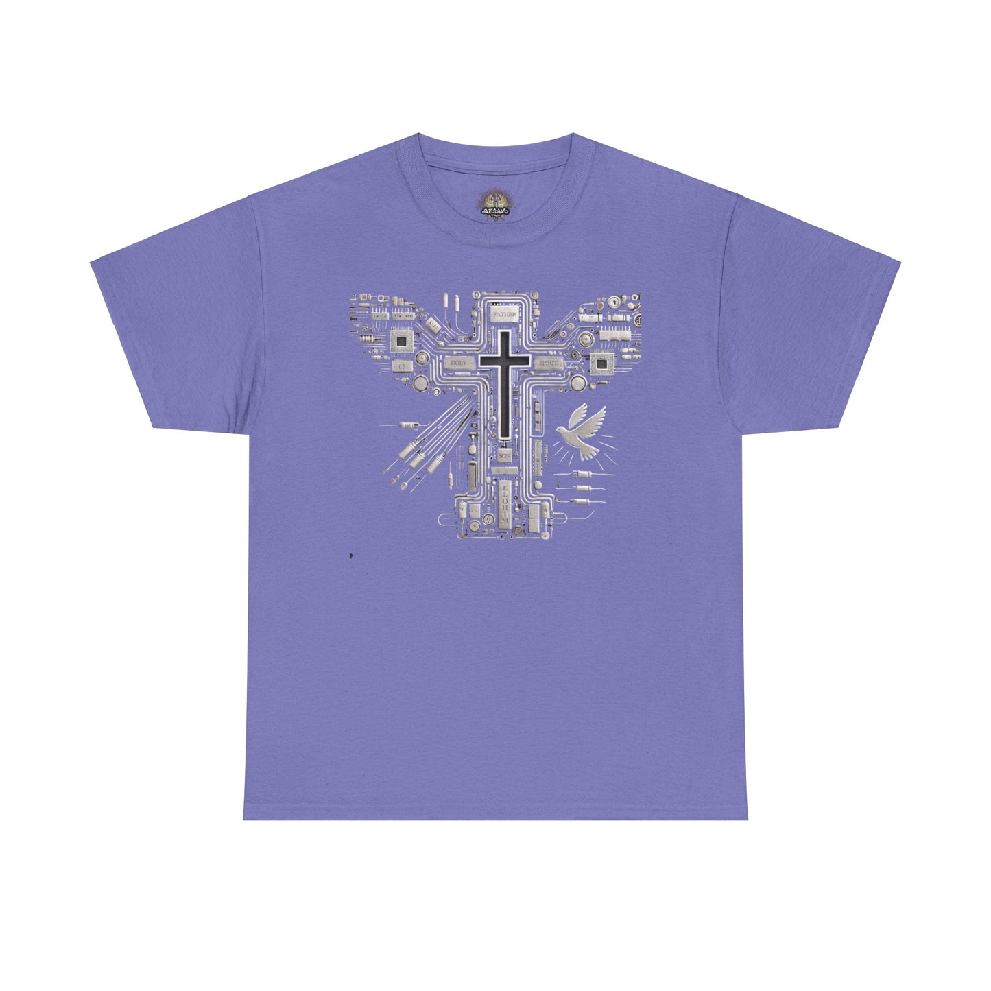 Unisex Heavy Cotton Tee - Circuit Cross